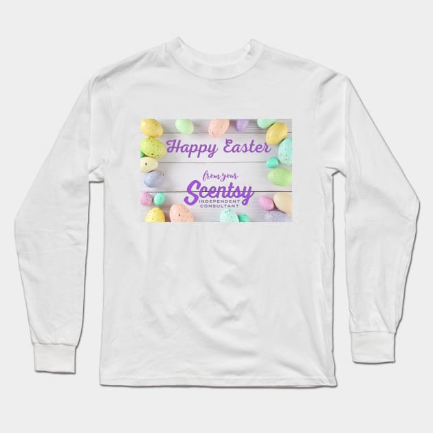 happy easter from your scentsy independent consultant Long Sleeve T-Shirt by scentsySMELL